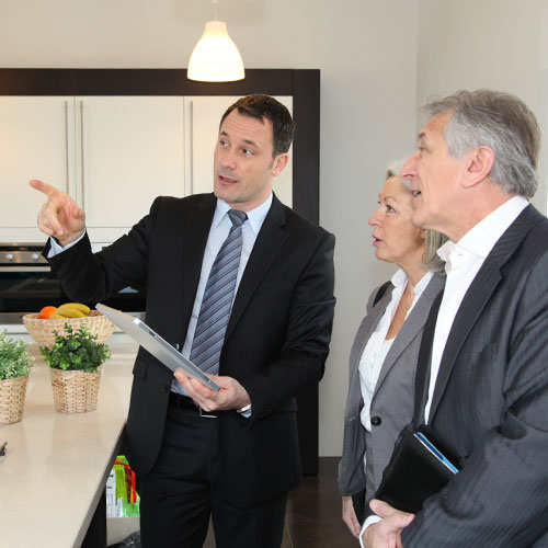 Real Estate Agent and Buyers